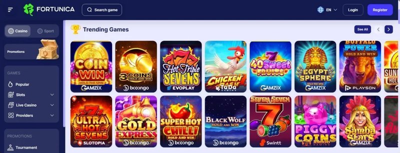 A look at fortunica online casino A look at fortunica online casino